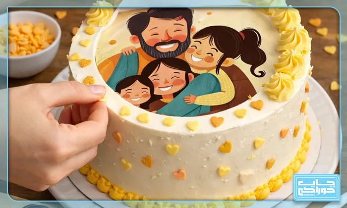 چاپ خوراکی روز پدر و روز مرد | ایده خاص برای تزیین کیک و دسر